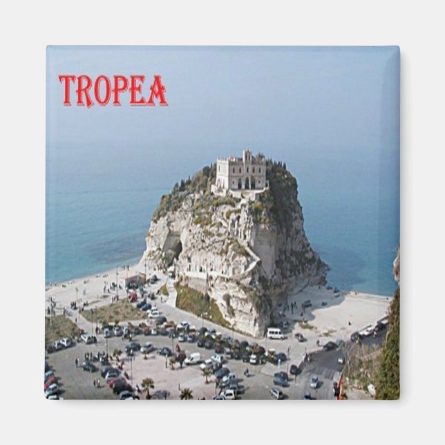 CLB020 TROPEA, Calabria, Italien, Fridge Magnet (Framsidan)