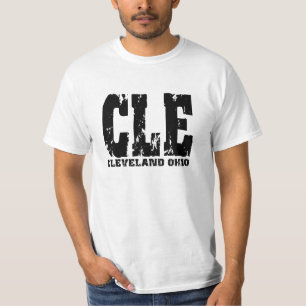 CLE Cleveland, Ohio Tshirtmanar & kvinna stilar Tee