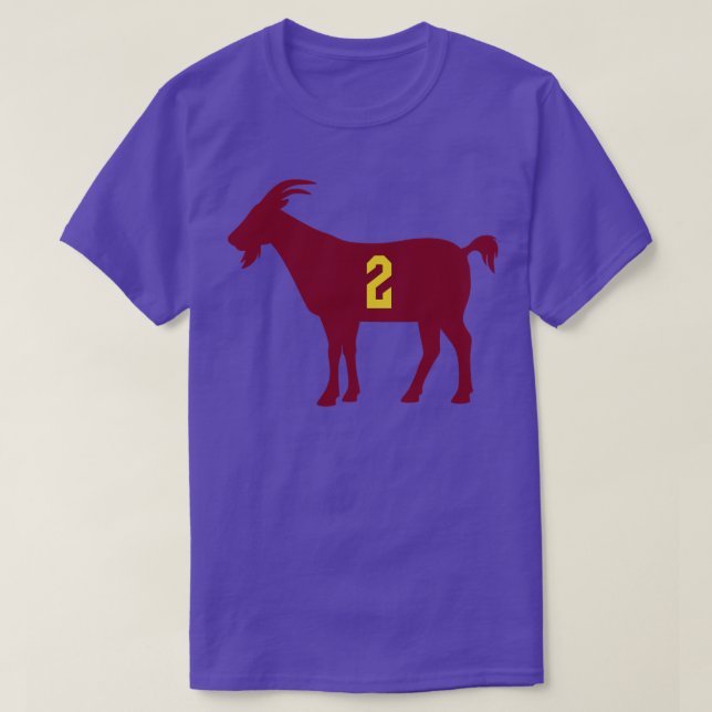 CLE GOAT 2 White T Shirt (Design framsida)