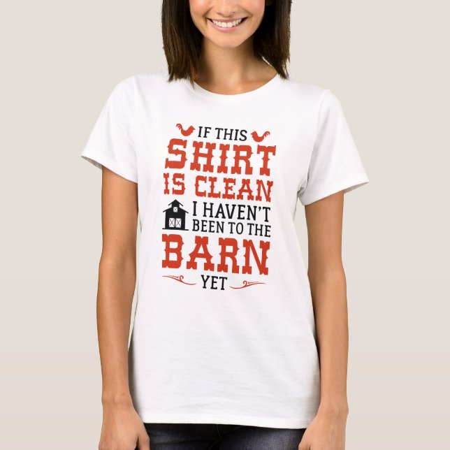 Clean Barn T Shirt (Framsida)