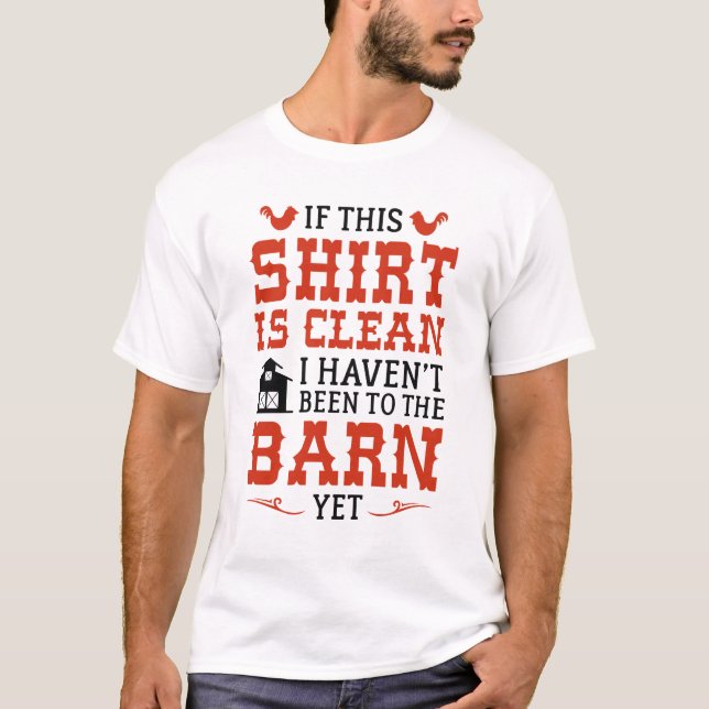 Clean Barn T Shirt (Framsida)