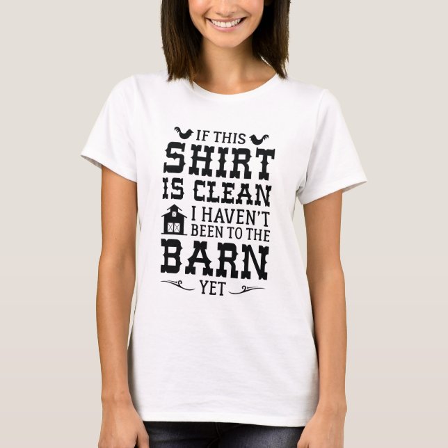 Clean Barn T Shirt (Framsida)