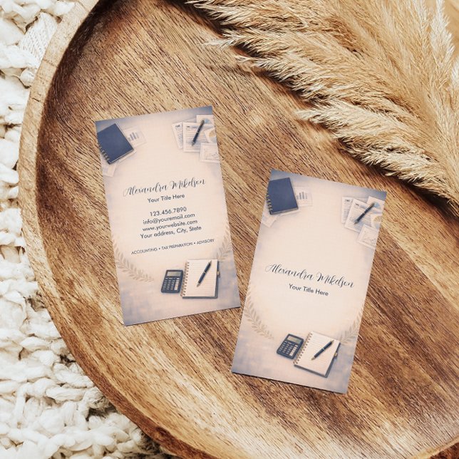 Clean Bookkeeping Office Branding Visitkort (Skapare uppladdad)