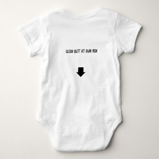 clean butt at own risk one piece t shirt