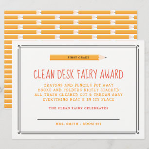Clean Desk Fairy Award Inbjudningar