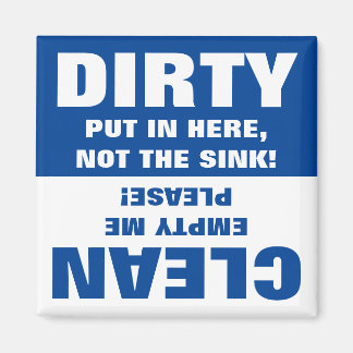 Clean Dirty Dishwasher magnet