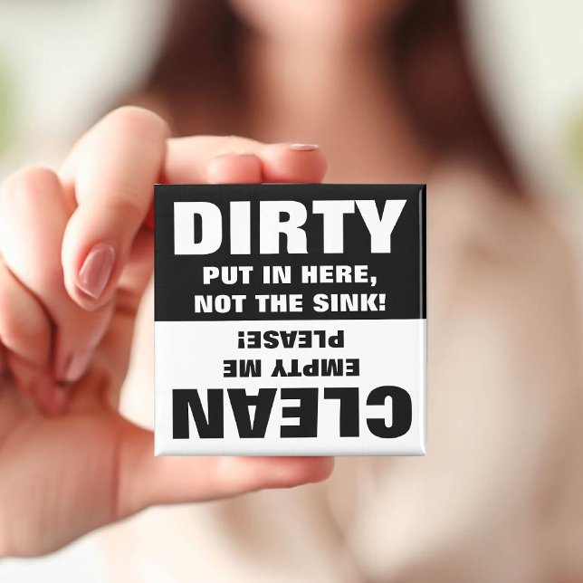 Clean Dirty Dishwasher magnet (clean and dirty dishwasher magnet)