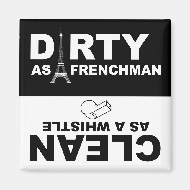 Clean Dirty Dishwasher magnet (Framsidan)