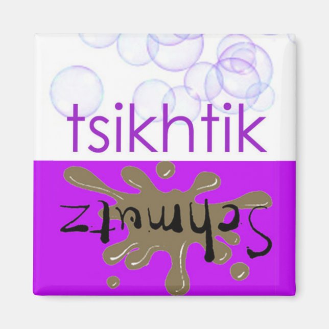 Clean Dirty Dishwasher Magnet - Yiddisk (Framsidan)