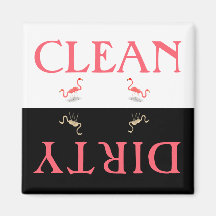 Clean Dirty Flamingo Dishwasher