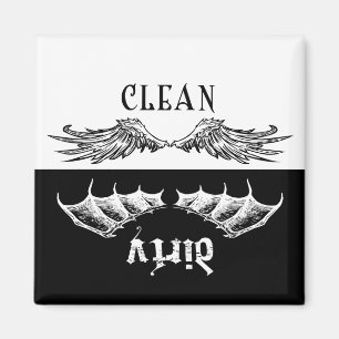 Clean & Dirty Vingar Dishwasher Magnet
