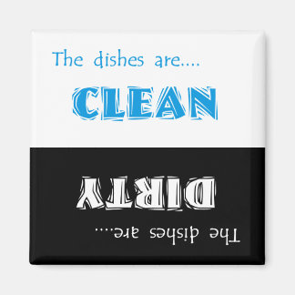 Clean eller Dirty Dishwasher Magnet