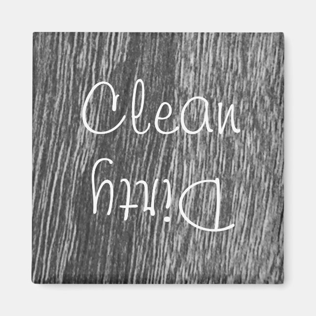 Clean eller Dirty Dishwasher Magnet (Framsidan)