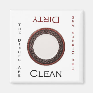 Clean eller Dirty Dishwasher Magnet
