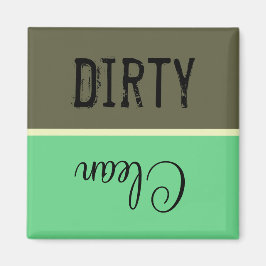 Clean eller Dirty Dishwasher Magnet