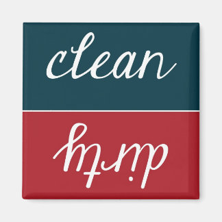 Clean eller Dirty Dishwasher Magnet