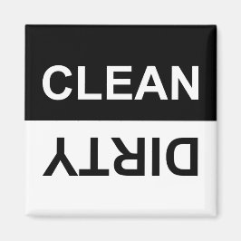 Clean eller Dirty Dishwasher Magnet