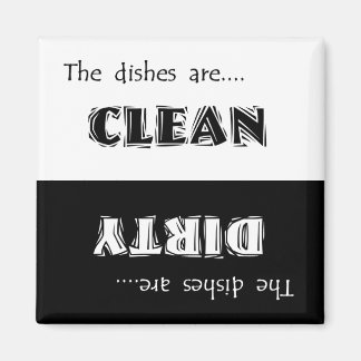Clean eller Dirty Dishwasher Magnet