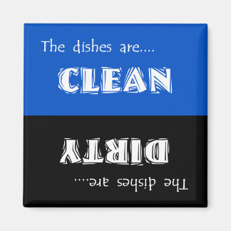 Clean eller Dirty Dishwasher Magnet