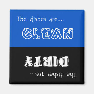 Clean eller Dirty Dishwasher Magnet