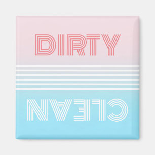 Clean eller Dirty Dishwasher Magnet