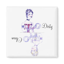 Clean eller Dirty Victorian Dishwasher Magnet