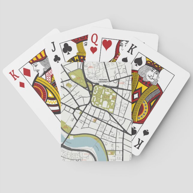 CLEAN HARVARD UNIVERSITETEN MASSACHUSETTS OUTLINE  CASINOKORT (Baksidan)