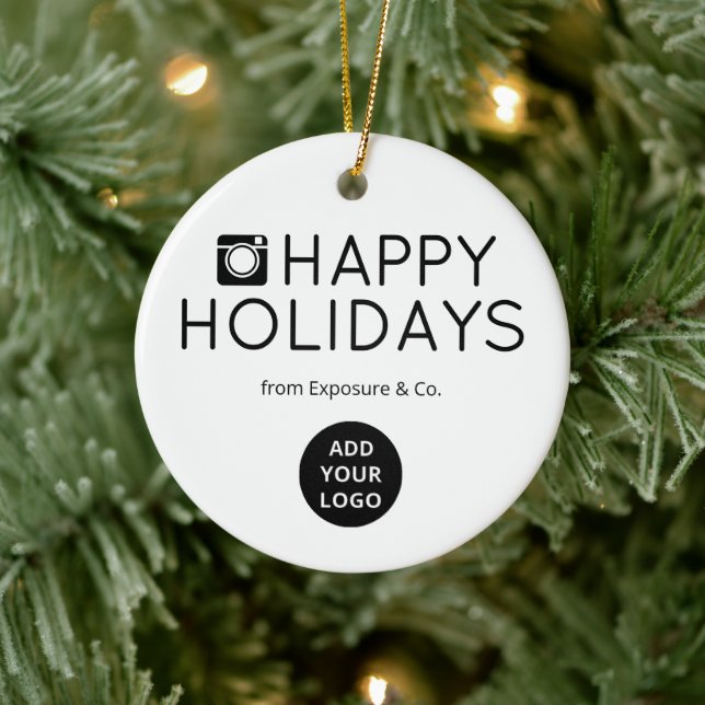 Clean Logo Ornament for Photo Studios (Träd)