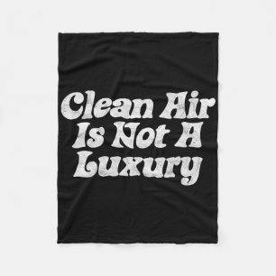 Clean Luft är ingen lyx! Minimalistisk Retro Earth Fleecefilt