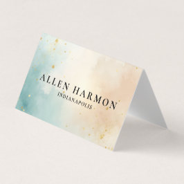 Clean Minimal Custom Family Name | 5-Minute Edit Visitkort