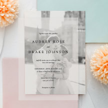 Clean Modern Black and White Wedding