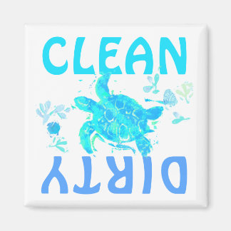 Clean och Dirty Dishwasher Magnet