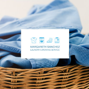 CLEAN Professionell Tvätt & Ironing Service Visitkort