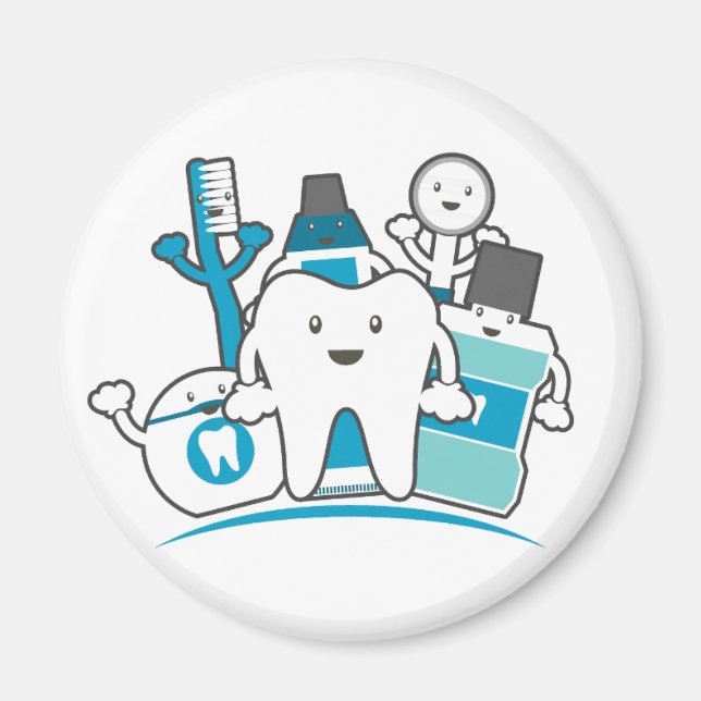 Clean Teeth Gang Magnet (Framsidan)