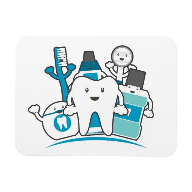 Clean Teeth Gang Magnet (Horisontell)