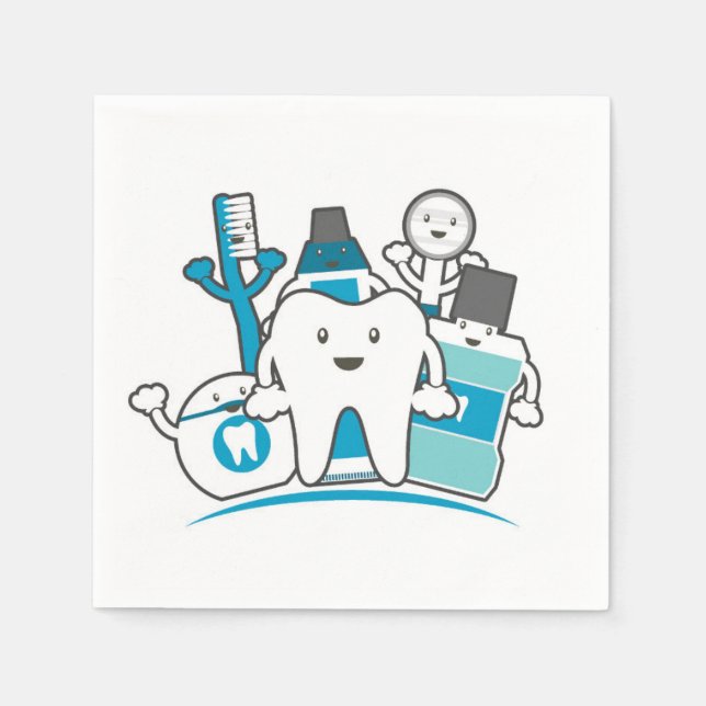 Clean Teeth Gang Pappersservett (Framsidan)