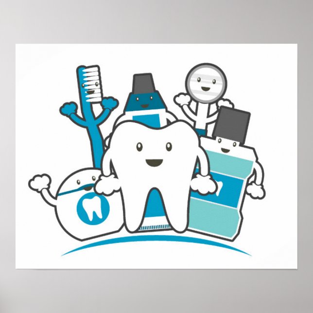 Clean Teeth Gang Poster (Framsidan)