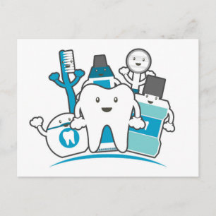 Clean Teeth Gang Vykort