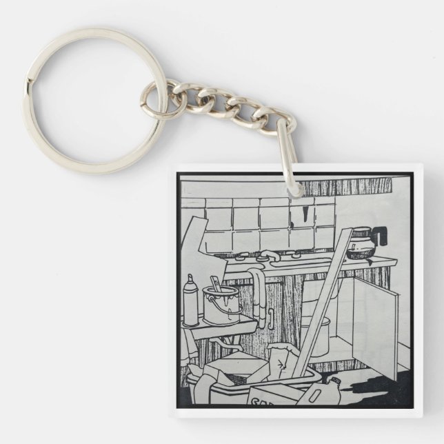 "Clean Up" Key Ring (Framsidan)