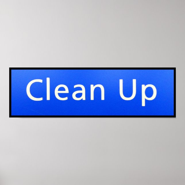CLEAN UP POSTER (Framsidan)