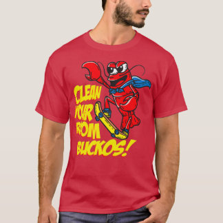 Clean Your Room Bucko JBP Lobster Skateboarding T Shirt