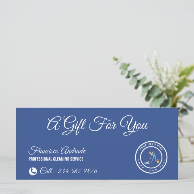 Cleaning Company | Custom Logo Cleaning Service (Stående Fram)