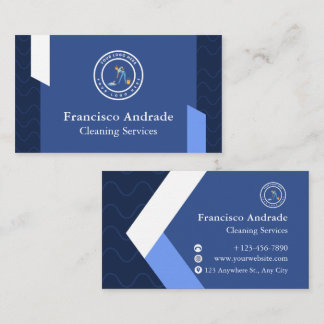 Cleaning Company | Custom Logo Cleaning Service Visitkort