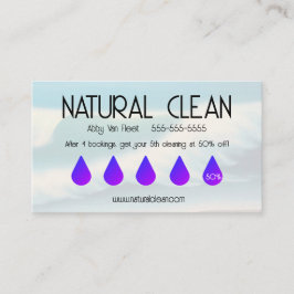 Cleaning Service Rewards Card
