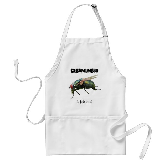 CLEANLINESS, är jobb ett! Apron Förkläde (Framsidan)