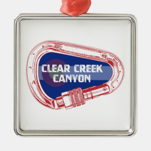 Clear Bäck Canyon Colorado Climate Carabiner Julgransprydnad Metall
