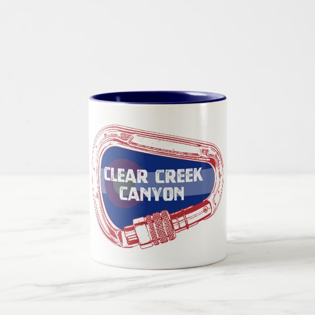 Clear Bäck Canyon Colorado Climate Carabiner Två-Tonad Mugg (Center)