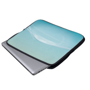 Clear Blue Vatten Laptop Fodral