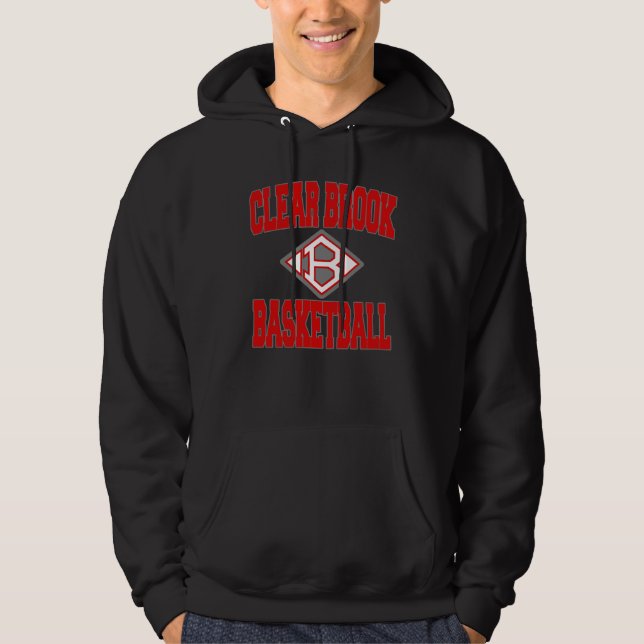 Clear Brook Wolverines Basketball Hoodie (Framsida)