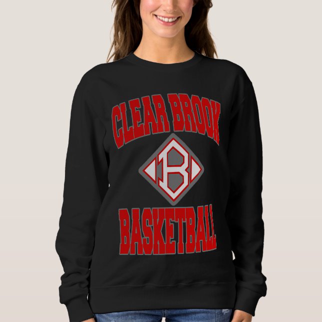 Clear Brook Wolverines Basketball T Shirt (Framsida)